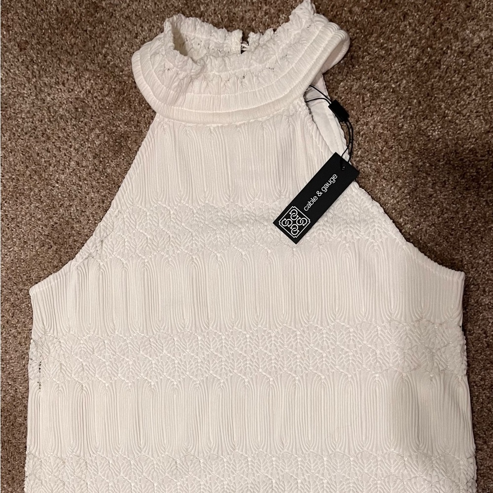 NEW ivory dress top